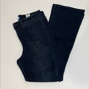 Draper James Dark Blue Flare Jeans